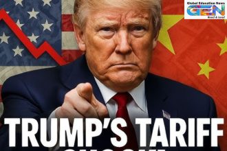 Trump tariffs US economy 2025, reciprocal tariffs impact, US inflation 2025, GDP slowdown, employment challenges, US dollar decline, US-India trade relations, trade war effects, consumer prices, economic policy uncertainty, current affairs, UPSC current affairs, UPSC CSE, UPSC 2026