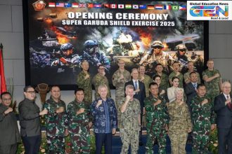Super Garuda Shield 2025, Indonesia-US military exercise, Indo-Pacific regional security, multinational drills, South China Sea tensions, defense interoperability, joint combat training, USINDOPACOM, Indonesian Armed Forces, regional deterrence, current affairs, UPSC current affairs, UPSC CSE, UPSC 2026