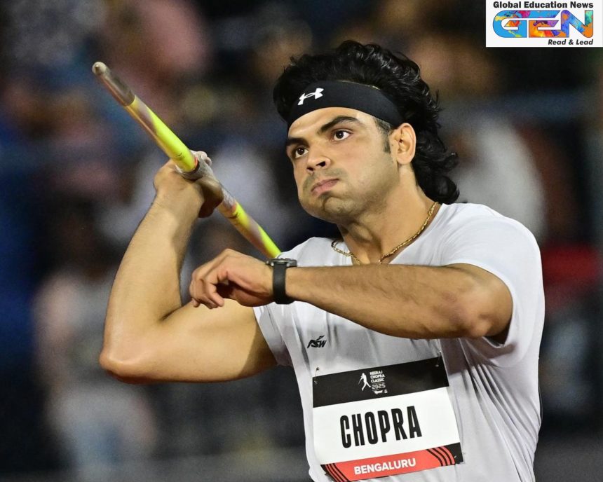 Neeraj Chopra Diamond League 2025, Zurich Diamond League results, Julian Weber javelin, Neeraj Chopra 85.01m, National Sports Day 2025, Major Dhyan Chand legacy, Indian athletics, Khelo India, World Championships Tokyo, top-two streak, current affairs, UPSC current affairs, UPSC CSE, UPSC 2026