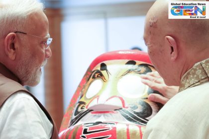 Daruma doll Japan, Bodhidharma Zen Buddhism, PM Modi Japan visit, India-Japan cultural ties, Shorinzan Daruma-ji Temple, Japanese good luck charm, perseverance symbol, Kancheepuram monk, Zen meditation, cultural diplomacy, current affairs, UPSC current affairs, UPSC CSE, UPSC 2026