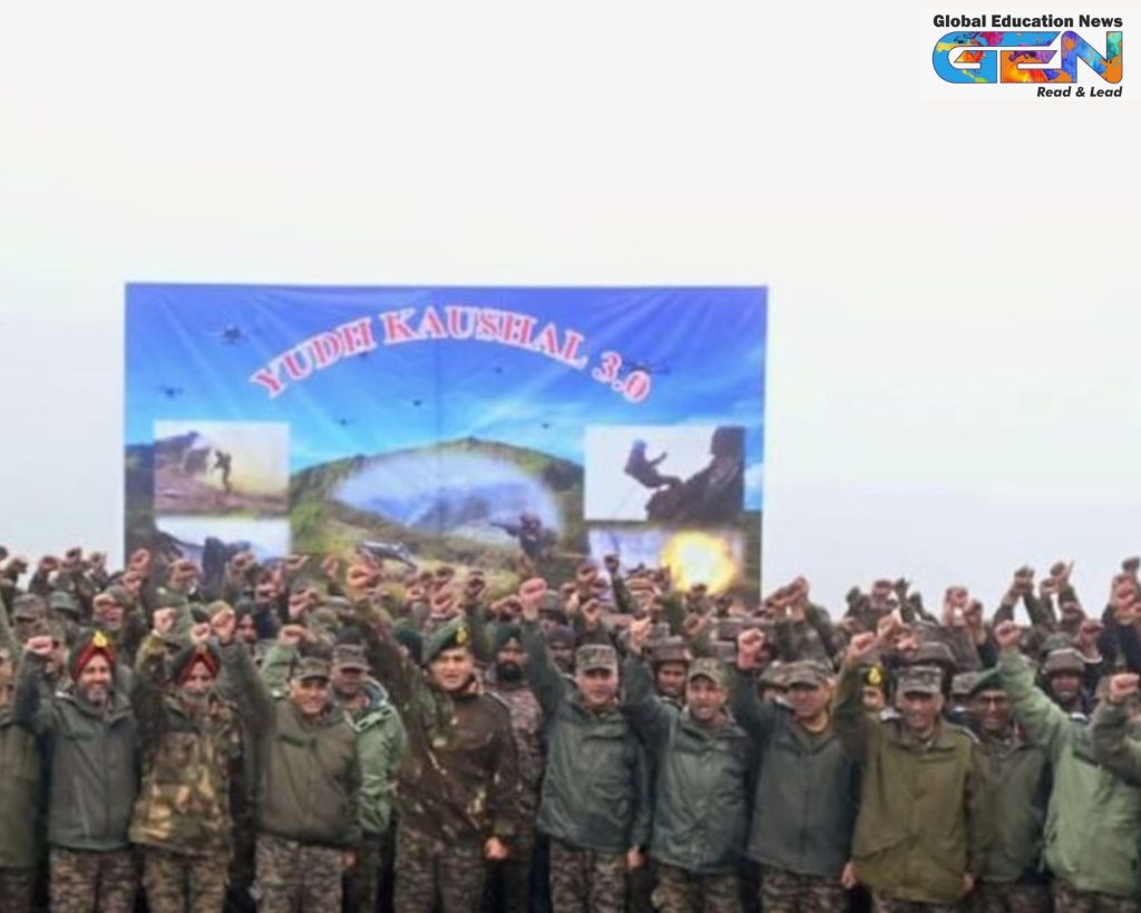 Yudh Kaushal 3.0 2025, Indian Army exercise, Arunachal Pradesh defense, Atmanirbhar Bharat, indigenous defense technology, Achook Prahar ITBP, drone warfare, AI-enabled operations, Kameng region, high-altitude warfare, current affairs, UPSC current affairs, UPSC CSE, UPSC 2026
