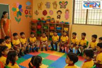 Uttar Pradesh Balvatika playschools, school merger controversy, National Education Policy 2020, early childhood education, pre-primary education, ECCE instructors, Uttar Pradesh education reform, modern playschools, education news, NEP 2020