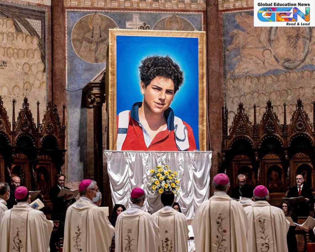 Carlo Acutis, first millennial saint, God’s Influencer, Catholic canonization, Eucharistic miracles, Pope Leo XIV, digital faith, young Catholic role model, world news, current affairs, UPSC current affairs, education
