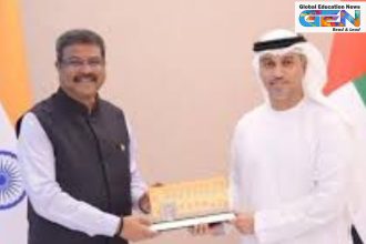 Dharmendra Pradhan UAE visit, IIM Ahmedabad Dubai campus, Atal Incubation Centre, India-UAE education, IIT Delhi Abu Dhabi, STEM innovation, management education, cultural collaboration, Indian diaspora, UAE educational partnerships, education news, NEP 2020, Indian curriculum schools, UAE education, IIT Delhi Abu Dhabi, Indian diaspora, CBSE schools UAE, ICSE schools UAE, educational partnerships, deep tech, clean energy, Atal Incubation Centre