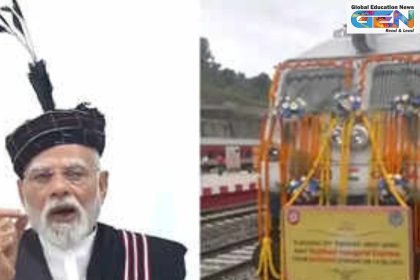 Mizoram first railway line, Bairabi Sairang inauguration 2025, PM Modi Mizoram visit, Northeast rail connectivity, Act East Policy India, Indian Railways tunnels bridges, Aizawl railway station, Rajdhani Express Delhi, Mizoram economic development, infrastructure projects Northeast, current affairs, UPSC current affairs, UPSC CSE, education