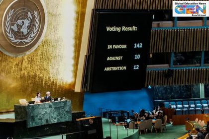 India UN resolution 2025, two-state solution Palestine, New York Declaration UN, India Palestine vote, Gaza war end, Palestinian self-determination, Israel settlements halt, UNGA endorsement, Middle East diplomacy, Hamas disarmament, current affairs, UPSC current affairs, UPSC 2025, UPSC 2026