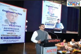 AICTE Project PRACTICE 2025, AICTE Research Internship ARI Portal, mandatory R&D Climate Cells, Engineers Day AICTE launches, 20 lakh students skill initiatives, engineering employability reforms India, AI tools for students AICTE, tier-2 tier-3 colleges transformation, education news