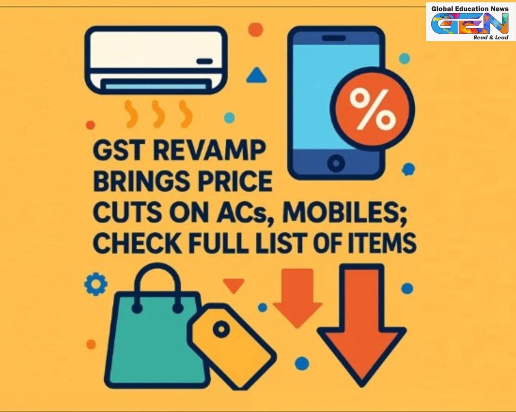 new GST rates 2025, GST slab changes, zero GST items list, 5% GST essentials, 18% GST appliances, 40% GST luxury goods, GST rationalization India, cheaper items GST, current affairs