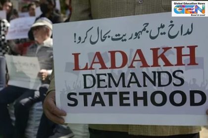 Leh protests September 2025, Ladakh statehood movement, Sonam Wangchuk fast, BJP office torched Leh, police van fire Ladakh, Sixth Schedule demand, Leh Apex Body protests, Kargil Democratic Alliance, Union Territory Ladakh issues, Oct 6 talks MHA, current affairs, UPSC current affairs, educcation, UPSC Main