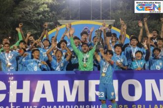 India SAFF U-17 2025, Blue Colts victory, Bangladesh penalty shootout, Indian youth football, SAFF Championship Colombo, Dallamuon Gangte, Azlaan Shah KH, India football dominance, SAFF U-17 title, Racecourse International Stadium, current affairs, UPSC current affairs, UPSC MAin