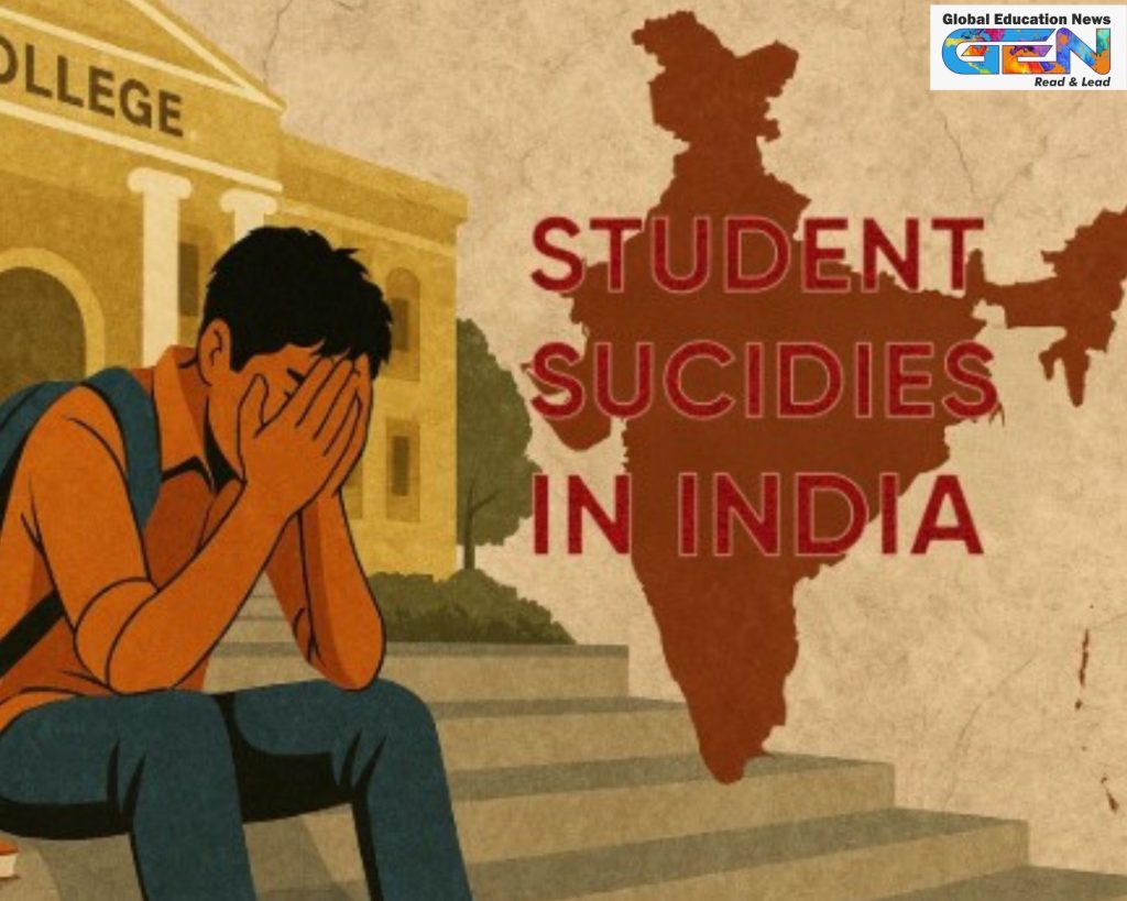 student suicides NCRB 2023, India mental health education 2025, causes student suicides academic stress, government initiatives Tele-MANAS NSPS, Maharashtra student suicides stats, IC3 report youth mental health, recommendations school counseling India, rising student suicides decade trend, education news