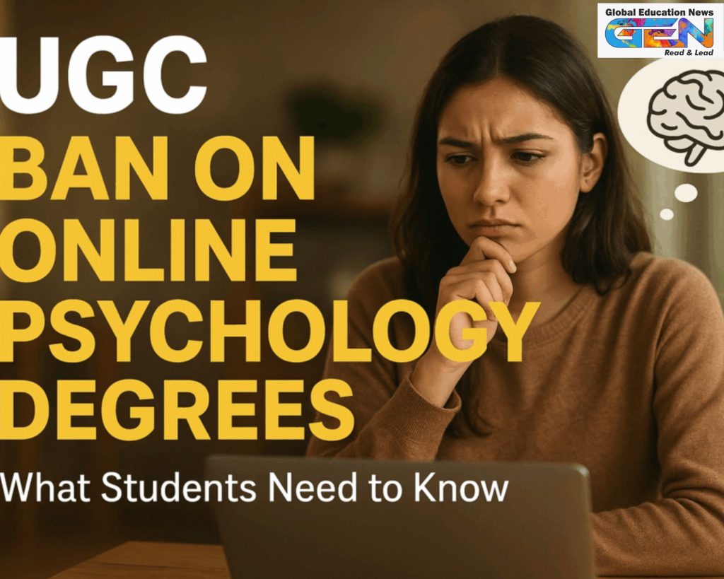 UGC psychology ban 2025, distance learning psychology invalid, 1.3 lakh students affected ODL, NCAHP regulatory shift psychology, UGC 592nd meeting decisions, expert opinions psychology ban, student reactions UGC ban, alternatives regular psychology degrees, education news