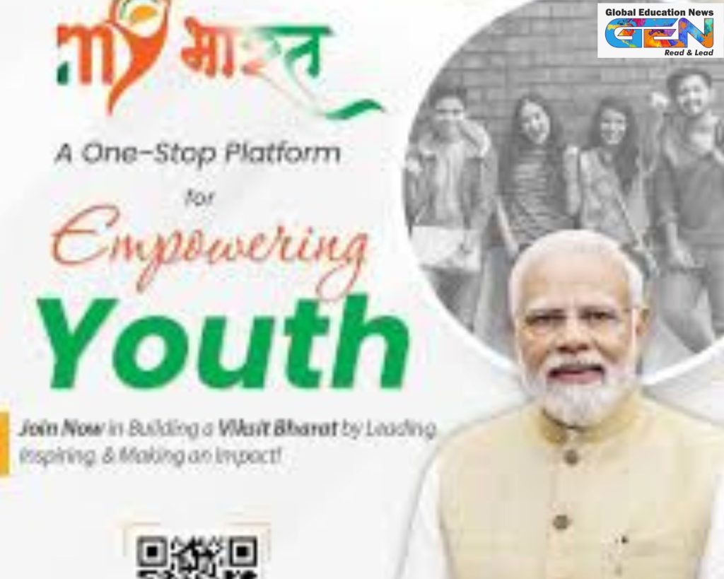 MY Bharat mobile app 2025, youth leadership app launch, Dr Mansukh Mandaviya youth empowerment, Atmanirbhar Bharat app features, rural youth internships India, Volunteer for Bharat app, AI resume builder youth, CSC VLE youth registration, current affairs, UPSC current affairs, UPSC Main