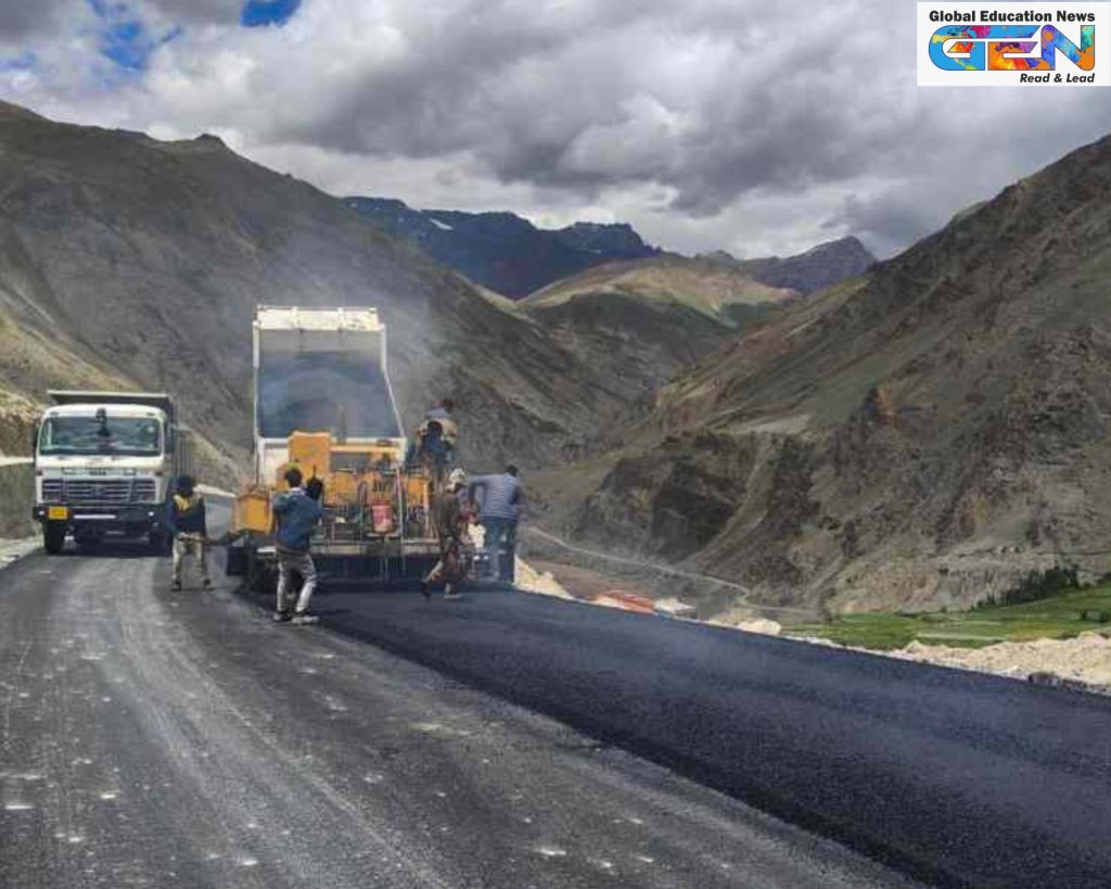 Mig La Pass road, 19400 feet motorable, Ladakh BRO achievement, Umling La record, eastern Ladakh connectivity, LAC strategic road, Project Himank Ladakh, high altitude challenges, current affairs, UPSC current affairs, education