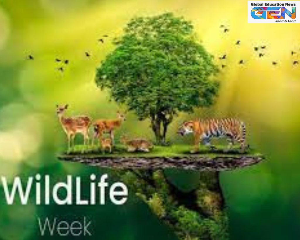 India wildlife projects 2025, Dolphin Sloth Bear Gharial conservation, human wildlife conflict centre, tiger reserves initiative, Wildlife Week Dehradun, Bhupender Yadav launch, national hackathon HWC, population estimation cycles, SACON excellence centre, current affairs, UPSC current affairs, education