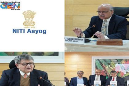 NEP 2020 progress report, NITI Aayog education review, foundational literacy India, higher education GER 2035, rural education gaps, Viksit Bharat education, PM SHRI schools, education news