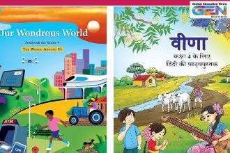 UP NCERT books class 4 2026, Uttar Pradesh government schools NCERT, phased NCERT implementation UP, Veena Hindi book class 4, Ganit Mela mathematics UP, Hamara Adbhut Sansar EVS, UP digital education challenges, basic education department UP, NEP aligned curriculum 2026, NEP 2020, education news