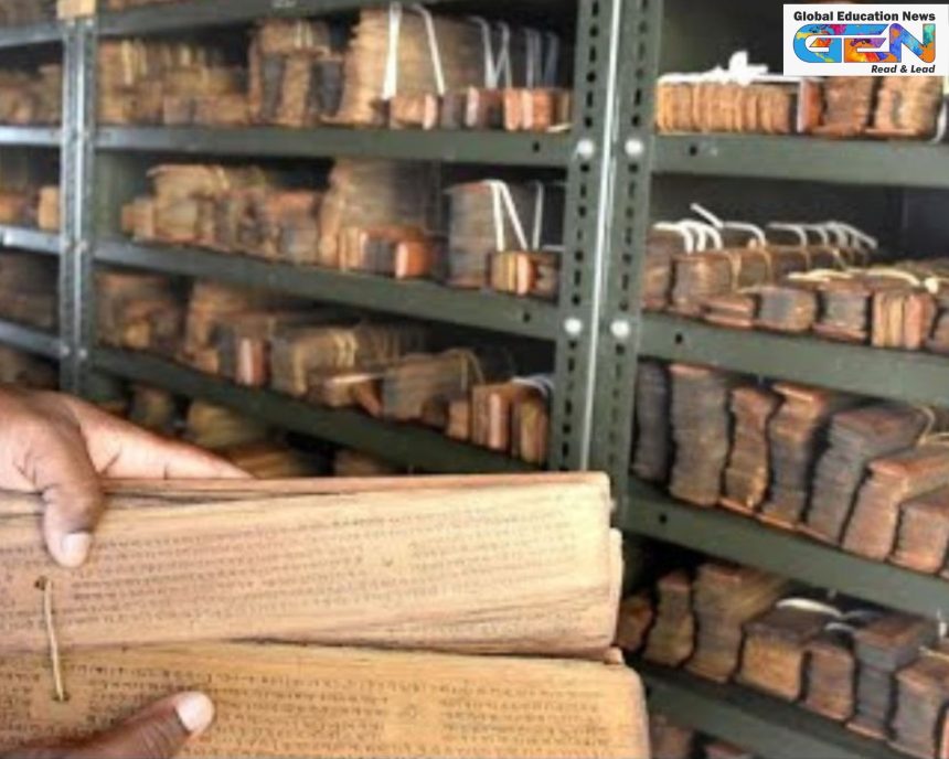 Gyan Bharatam Mission 2025, digitization Indian manuscripts, National Mission for Manuscripts, ancient knowledge preservation, manuscript heritage India, Union Budget 2025 culture schemes, AI OCR blockchain manuscripts, cultural renaissance India, Gyan Bharatam MoUs institutes, over 1 crore manuscripts digitize, education news, NEP 2020, Union ministry of culture