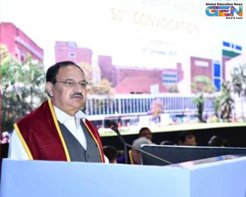 India medical colleges 387 to 819, MBBS seats 1.29 lakh growth, PG seats 78,000 increase, JP Nadda health minister announcement, AIIMS convocation 2025, MMR decline 130 to 88, IMR 39 to 27 India, U5MR 42% reduction, TB 17.7% decline, Ayushman Bharat medical expansion, NEET qualifiers 2025 statistics, future 75,000 medical seats, education news, Union Minister of Health