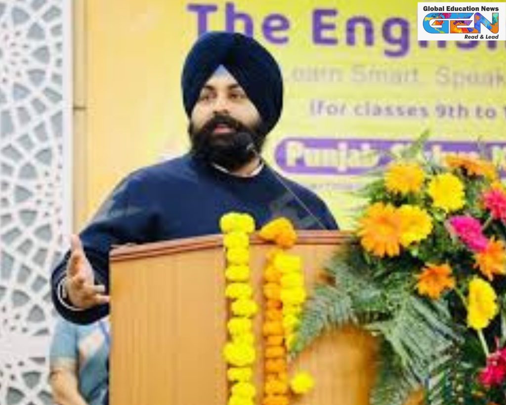 Punjab AI English programme 2025, The English Edge launch, 3600 schools English proficiency, Punjab student employability, EnglishHelper AI tools, NEP aligned education Punjab, Punjab Sikhya Kranti, English learning phases Punjab, education news, NEP 2020