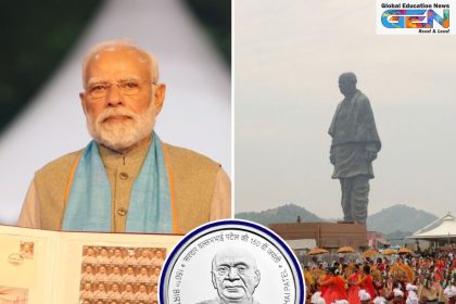 PM Modi launches coin stamp Sardar Patel, Sardar Patel 150th anniversary 2025, ₹150 commemorative coin Patel, Kevadia Gujarat launches, national unity initiatives India, tourism projects Statue of Unity, Patel legacy celebrations, current affairs, UPSC current affairs, UPSC 2026