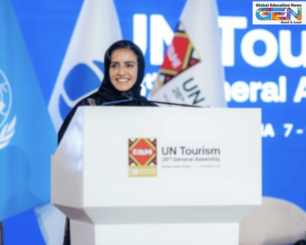 Shaikha Al Nowais appointment, UN Tourism 2026, first female Secretary-General UNWTO, UAE women leadership, sustainable tourism vision, digital innovation travel, youth empowerment tourism, GCC congratulations UN, global tourism recovery 2025, BioE3 policy tourism, current affairs, UPSC current affairs, UPSC 2026