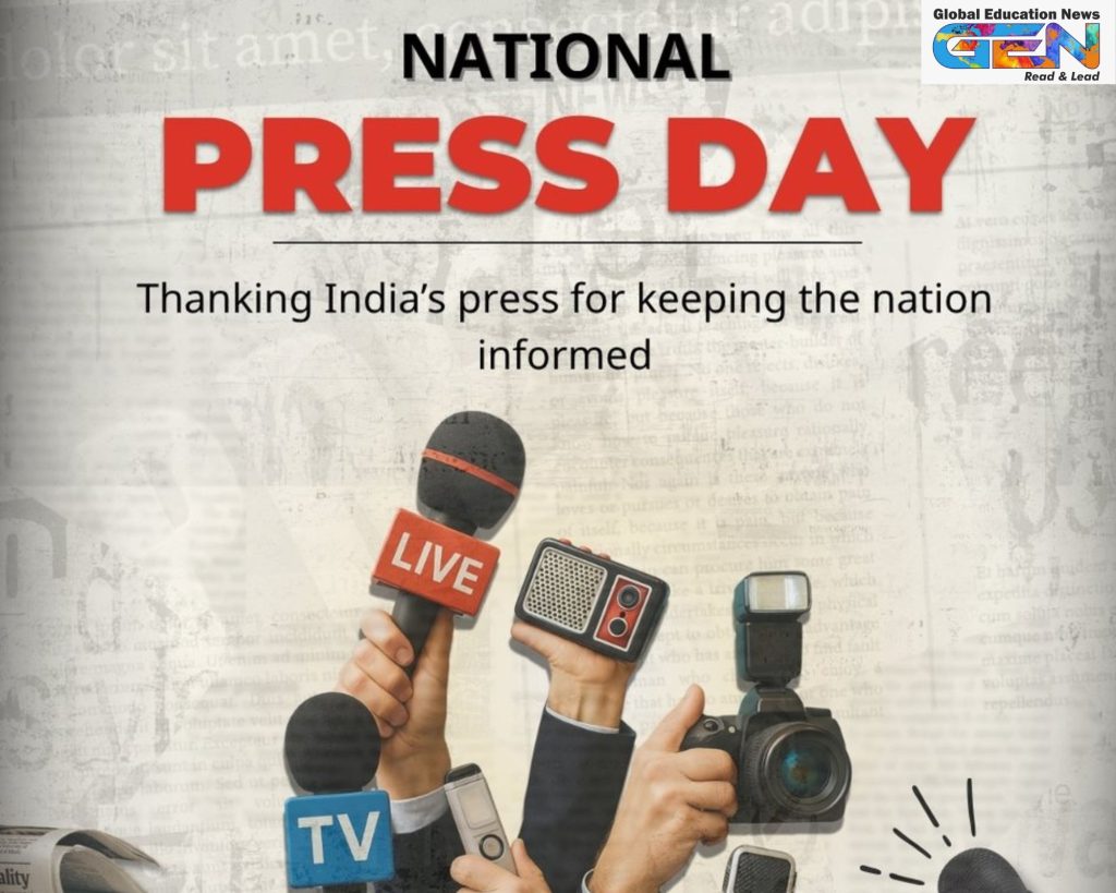 National Press Day November 16 2025, PCI foundation day, registered publications India 1.54 lakh, media reforms PRP Act, AI press freedom theme, India press ranking 151, journalistic ethics India, National Media Centre event, Ashwini Vaishnaw speech, fighting deepfakes journalism, current affairs, UPSC current affairs, UPSC 2026