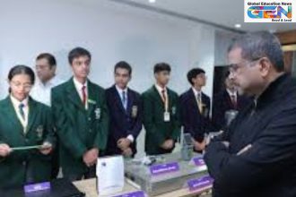 Dharmendra Pradhan AI centre inauguration, DPS RK Puram Ω.ω incubation, AI curriculum Class 3-12 NEP, Google Vertex AI Gemini schools, VVDN robotics IoT education, four-level AI framework India, AICTE Year of AI 2025, SOAR Centre of Excellence ₹500 crore, edtech market India $7.8 billion, ethical AI school integration, education news