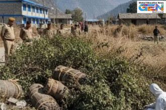 Almora gelatin sticks, Uttarakhand school explosives, 161 gelatin recovery, Devendra Pincha SSP, PMGSY project leftovers, India terror alert 2025, forensic probe Almora, NEP 2020, education news, current affairs
