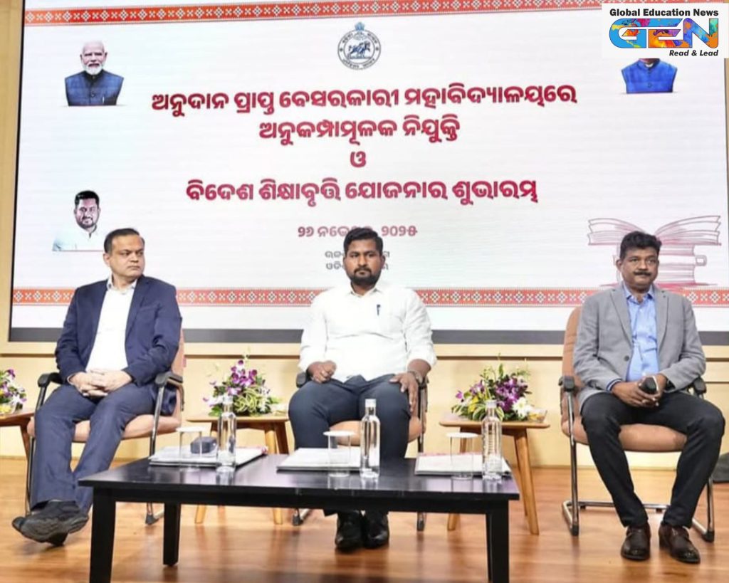 Odisha Videsh Siksha Bruti scheme, SC ST students abroad study 2025, Odisha scholarship PG PhD, Videsh Siksha Bruti eligibility, ₹25 lakh overseas scholarship, QS Top 200 universities funding, Higher Education Minister Suryabanshi Suraj, SC ST family income ₹12 lakh, biannual scholarship application, Odisha global education equity, NEP 2020, education news