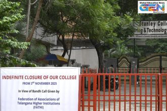 Telangana colleges strike 2025, pending RTF dues Telangana, private colleges boycott exams, fee reimbursement scheme issues, Telangana higher education crisis, FATHI demands 2025, student impact Telangana strike, education news, NEP 2020