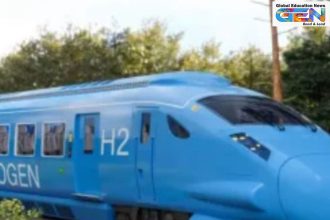 Indian Railways hydrogen train 2025, first indigenous hydrogen train, Jind Sonepat hydrogen pilot, 2400 kW hydrogen train, green hydrogen electrolysis India, Ashwini Vaishnaw rail innovation, zero CO2 rail emissions, National Green Hydrogen Mission railways, Atmanirbhar Bharat hydrogen, hydrogen fuel cell train specs, current affairs, UPSC current affairs