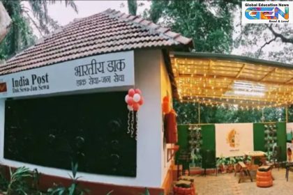 Gen Z themed post office 2025, India Post Kerala CMS College, Andhra University Visakhapatnam post, IIT Delhi postal pilot, student hangout post office, eco creative postal hub, digital parcel tracking campus, India Post youth initiatives, postal career guidance, modernization postal services India, education news, NEP 2020