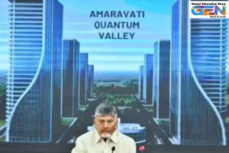 quantum tech courses Andhra Pradesh, CM Naidu quantum education 2025, school quantum awareness classes 7-9, AI orientation digital platforms, Amaravati Quantum Valley project, quantum skilling 50000 students, Student Partnership Summit January 2026, IIT Madras AP collaboration, quantum computing jobs India, knowledge hub Andhra Pradesh, education news, NEP 2020