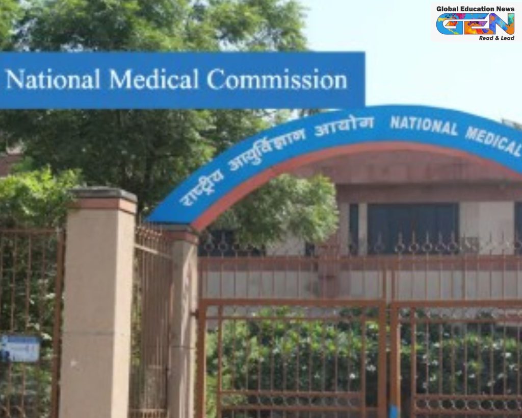 NMC corrigendum December 2025 foreign BS course students, one-time exemption pre-November 18 2021 admissions, Screening Test Regulations 2002 FMGE process, additional one-year internship India clinical exposure, FMGL 2021 applicability online physical mode, NMC uniform standards medical practice, FMGE pass provisional registration, affected students Philippines Russia Kazakhstan, NMC public notice clarification December 7 2023, implications FMGE timeline delays, education news, NEP 2020, NEET UG, NEET PG