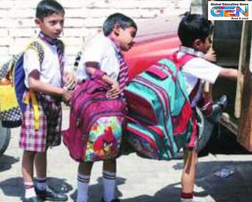 Rajasthan textbooks distributed two phases 2026-27 school bag burden, Classes 1-5 weight reduction 50% Krishna Kunal, quarterly system 2027-28 25% load positive impact health, learning capacity engagement attendance, NEP joyful stress-free education Rajasthan, primary students physical strain back pain, parental worry easier commutes, implementation circular January 2026 pilot schools, Rajasthan State Text Book Board supply chain, national inspiration Kerala's model NCERT surveys, education news, NEP 2020