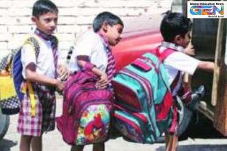 Rajasthan textbooks distributed two phases 2026-27 school bag burden, Classes 1-5 weight reduction 50% Krishna Kunal, quarterly system 2027-28 25% load positive impact health, learning capacity engagement attendance, NEP joyful stress-free education Rajasthan, primary students physical strain back pain, parental worry easier commutes, implementation circular January 2026 pilot schools, Rajasthan State Text Book Board supply chain, national inspiration Kerala's model NCERT surveys, education news, NEP 2020