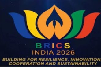 India BRICS Presidency 2026 logo, BRICS website launch 2026, S Jaishankar BRICS statement, Building Resilience Innovation Cooperation Sustainability, BRICS 20th anniversary, unity diversity BRICS colors, people-centric BRICS development, global challenges BRICS forum, global education news, current affairs, UPSC current affairs