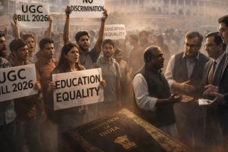 UGC Equity Regulations, UGC 2026 controversy, anti-discrimination in universities, campus protests India, UGC policy analysis, equity committees, procedural fairness, general category concerns, education news, NEP 2020