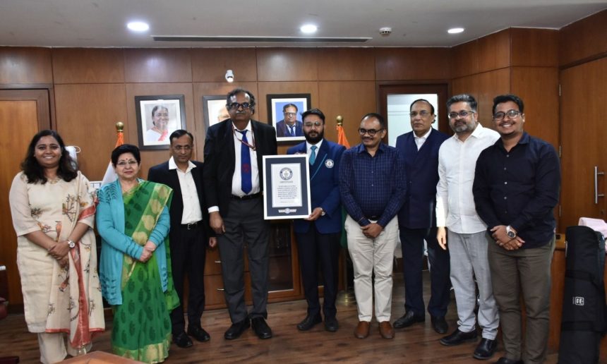 NBEMS Guinness World Record, most viewers AI healthcare livestream, AI training for doctors India, National Board of Examinations in Medical Sciences, digital healthcare education, AI in medical education, YouTube healthcare live stream record