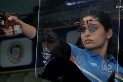 Manu Bhaker Asian silver, 25m pistol Asian Championship, Asian Rifle and Pistol 2026 India, Esha Singh bronze 25m pistol, India shooting medals Asian championships, current affairs, UPSC current affairs