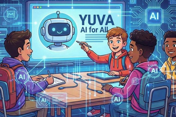Yuva.ai, AI learning app India, AI courses for youth, government AI literacy, foundational AI education, mobile AI skills platform, ethical AI learning, free AI certification, India AI training initiative, education news, NEP 2020