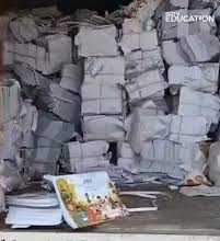 UP textbook scam 2026, Bahraich school books sold as scrap, free textbooks misuse, Uttar Pradesh education corruption, Samagra Shiksha textbook diversion, textbook recovery action, education inventory probe, education news
