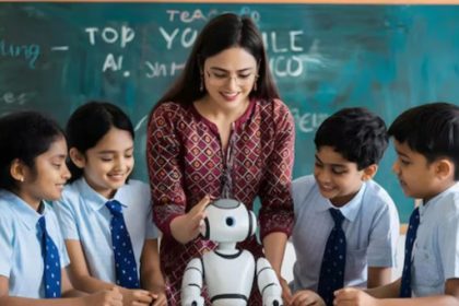 AI training UP students, Project Praveen AI course, AI for all programme India, Uttar Pradesh AI education, school AI training India, digital skills students India, vocational training AI India, AI skill development mission, future jobs AI India, AI curriculum schools India
