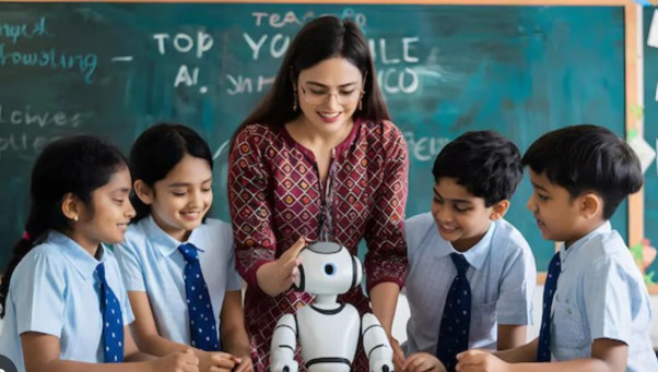 AI training UP students, Project Praveen AI course, AI for all programme India, Uttar Pradesh AI education, school AI training India, digital skills students India, vocational training AI India, AI skill development mission, future jobs AI India, AI curriculum schools India