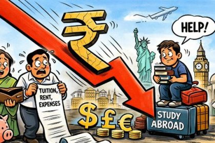 study abroad impact rupee depreciation, Indian students study abroad 2026, cost of studying abroad India, geopolitical tensions education impact, rupee vs dollar study abroad, overseas education trends India, study abroad planning 2026, education loan burden India, foreign education cost increase, global student mobility trends, study abroad