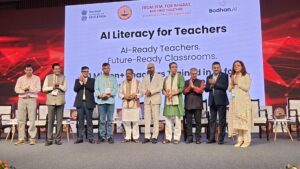 AI literacy for teachers, IIT Madras AI initiative, Bodhan AI, AI education India, teacher AI training 2027, Bharat EduAI Stack, AI in classrooms India, NEP 2020 AI education, digital education India, future-ready teachers