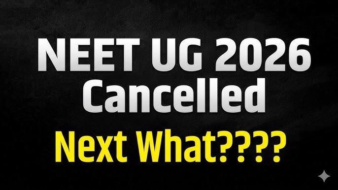 NEET UG 2026 cancelled, NEET paper leak 2026, NTA cancels NEET UG, NEET re exam date, NEET UG latest update, CBI investigation NEET, medical entrance exam news, NEET exam cancelled, NEET UG paper leak investigation, NTA exam controversy, NEET UG fresh dates, NEET re exam news