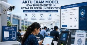 UP university exam reform 2026, AKTU digital exam model, online evaluation system India, CCTV exam monitoring India, biometric attendance exams, digital question papers India, exam reforms Uttar Pradesh, education digital transformation India