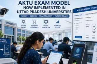 UP university exam reform 2026, AKTU digital exam model, online evaluation system India, CCTV exam monitoring India, biometric attendance exams, digital question papers India, exam reforms Uttar Pradesh, education digital transformation India